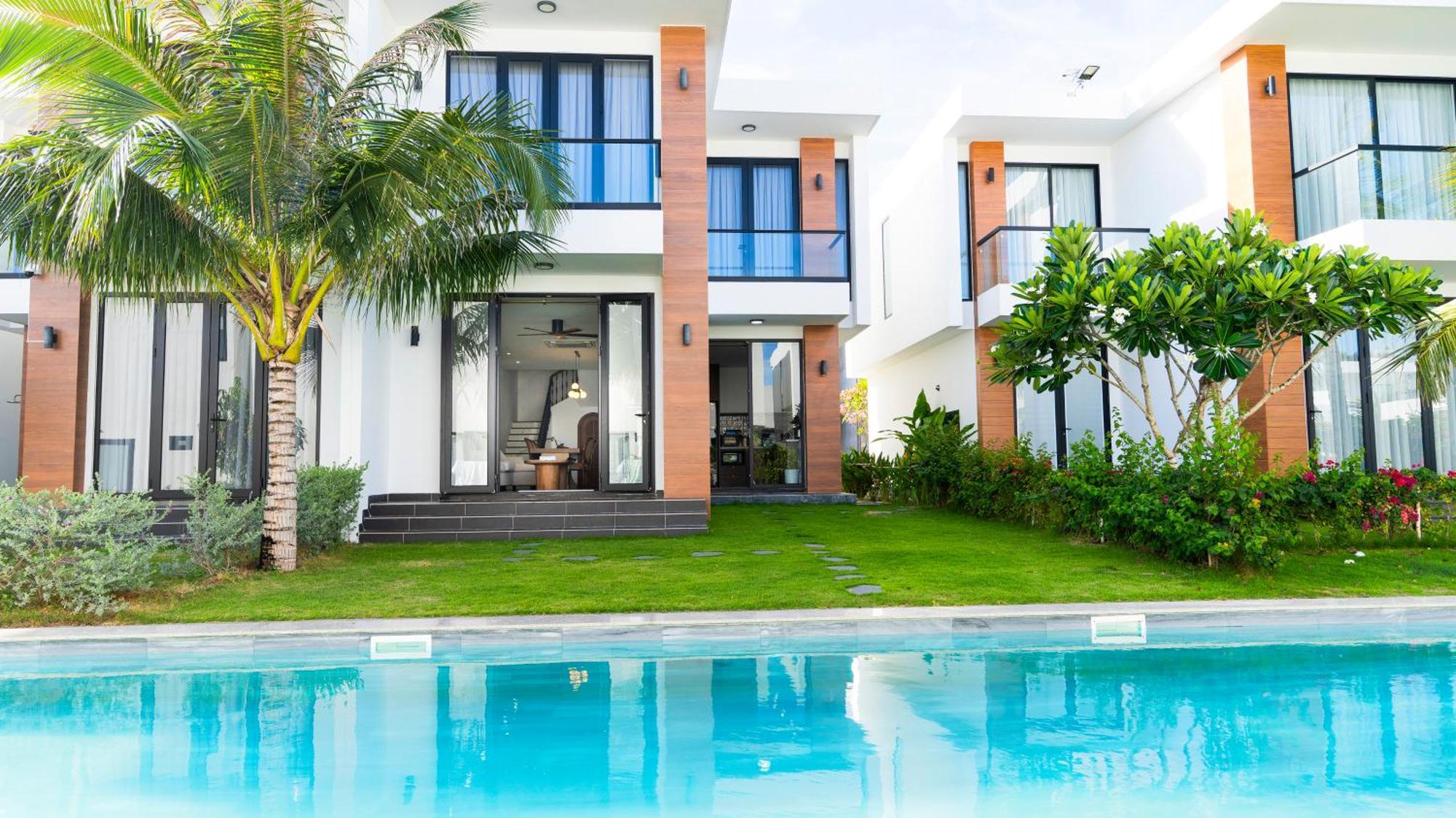 Biet Thu Mat Tien Bien Saint Simeon Resort Vung Tau Exteriör bild